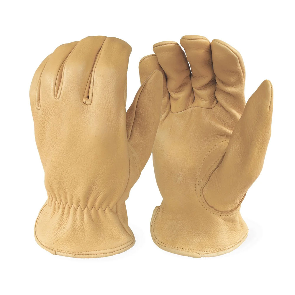 Flex Grip Leather Work Gloves